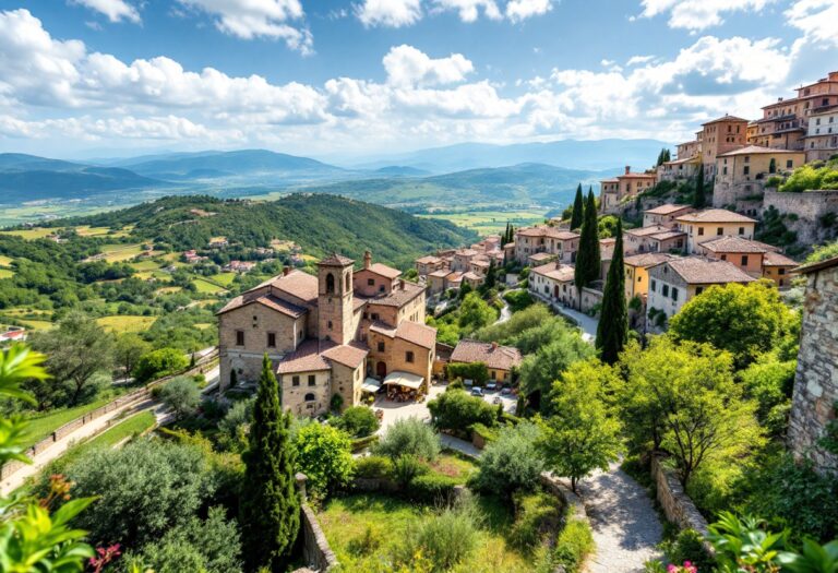 Vista panoramica di Anversa degli Abruzzi, Abruzzo