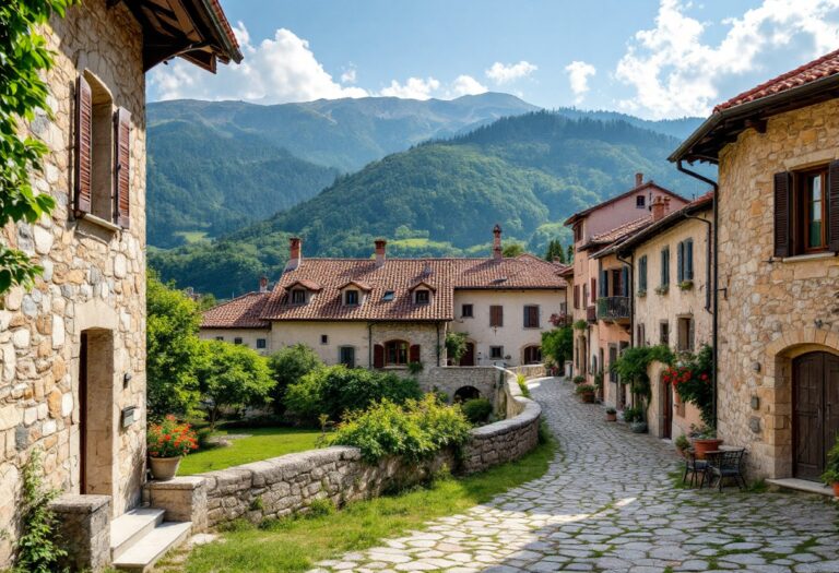 Panorama di Bagolino tra storia e natura