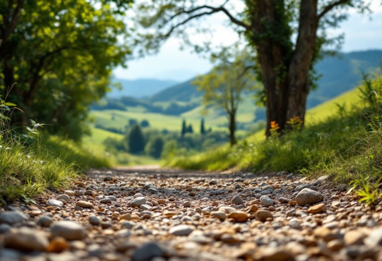 Panorama del Campo dei Fiori Trail con ciclisti