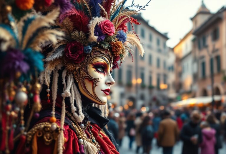 Immagine di una celebrazione carnevalesca insolita in Italia