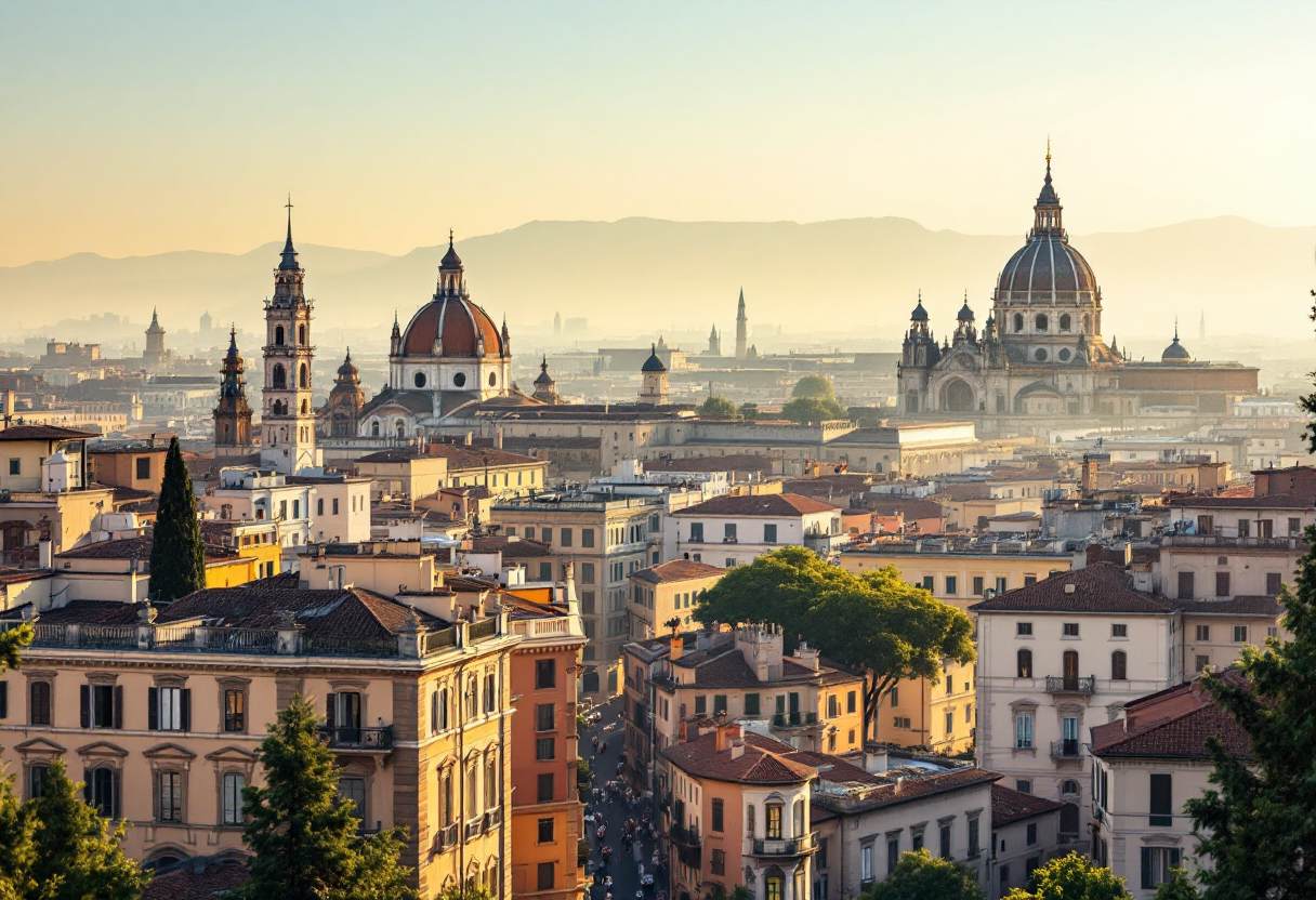 Panorama di una città d'arte a meno di un'ora da Milano