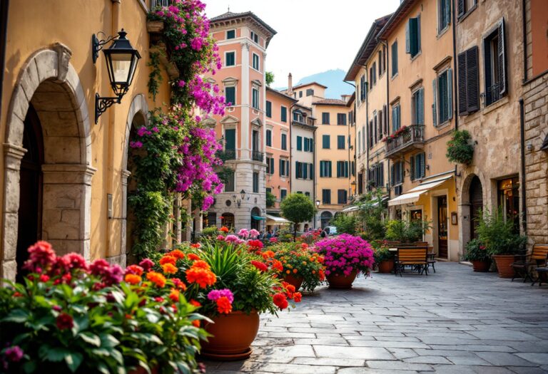 Panorama di una destinazione turistica sostenibile in Italia