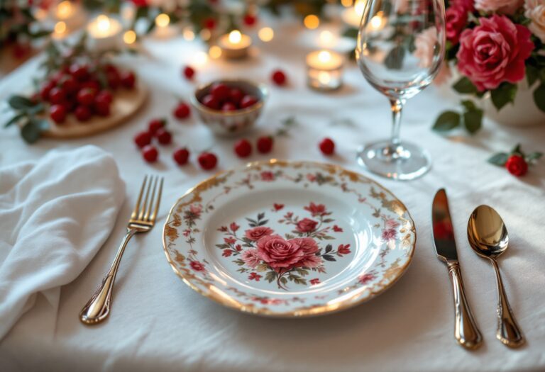 Decorazioni romantiche per San Valentino con stile