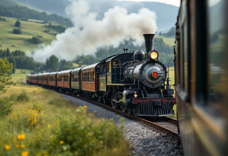 Immagine evocativa del treno del ricordo dell'esodo giuliano-dalmata