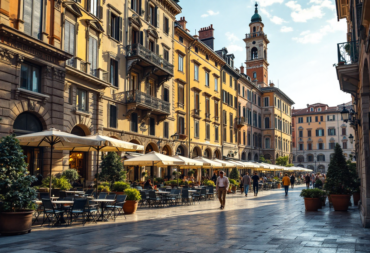 Scorci delle location di Tutti a Bordo in Italia