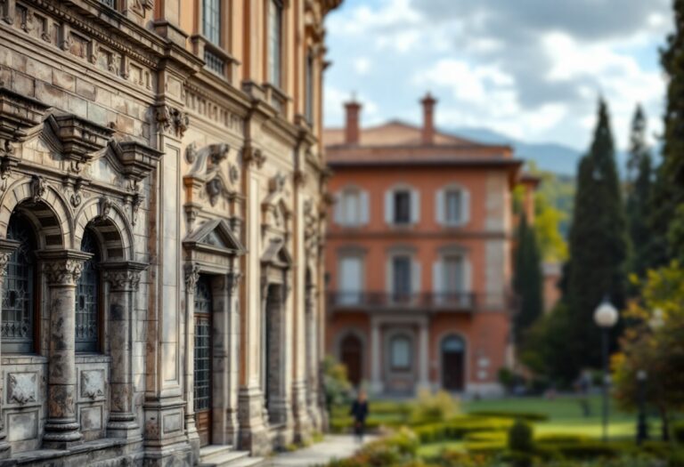 Vista panoramica del patrimonio culturale nel Lazio