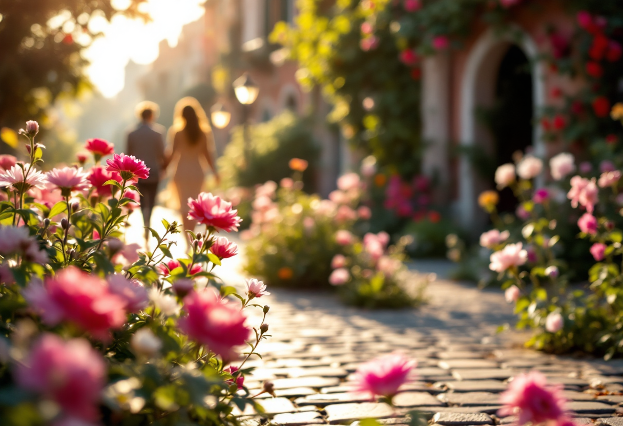 Fiori e piatti tipici del Veneto per San Valentino