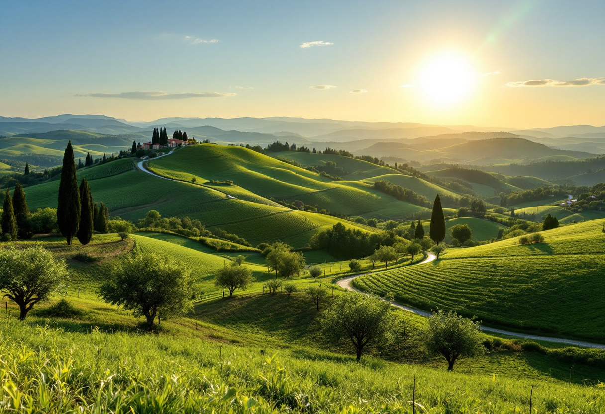 Immagine di piatti tipici umbri con ingredienti freschi