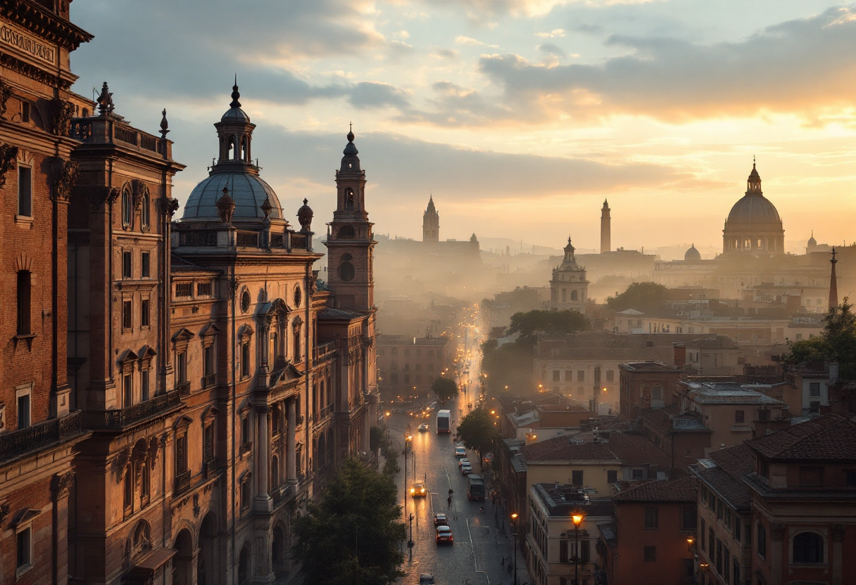 Vista esclusiva di Roma lontano dalla folla