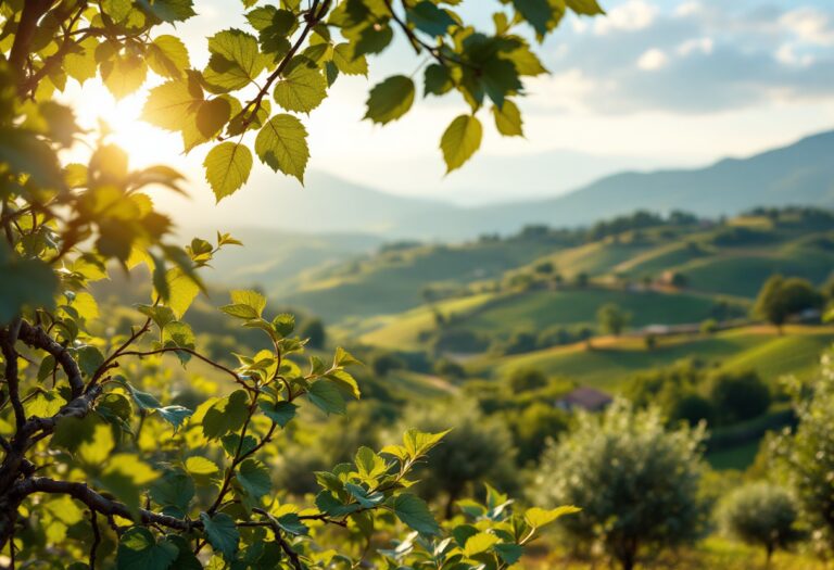 Scorcio di un borgo storico nelle aree interne italiane