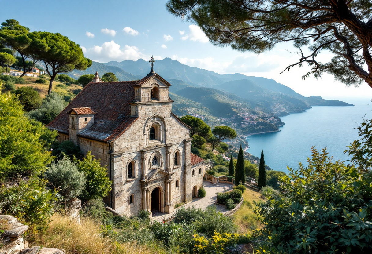 Vista panoramica della Liguria durante la traversata del cielo