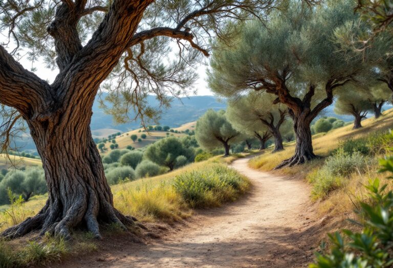 Panorama dei sentieri di trekking in Puglia