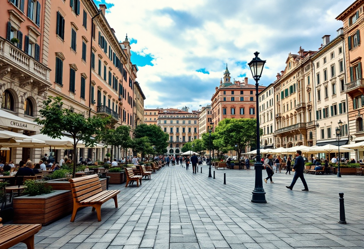 Famiglie in vacanza in una destinazione italiana