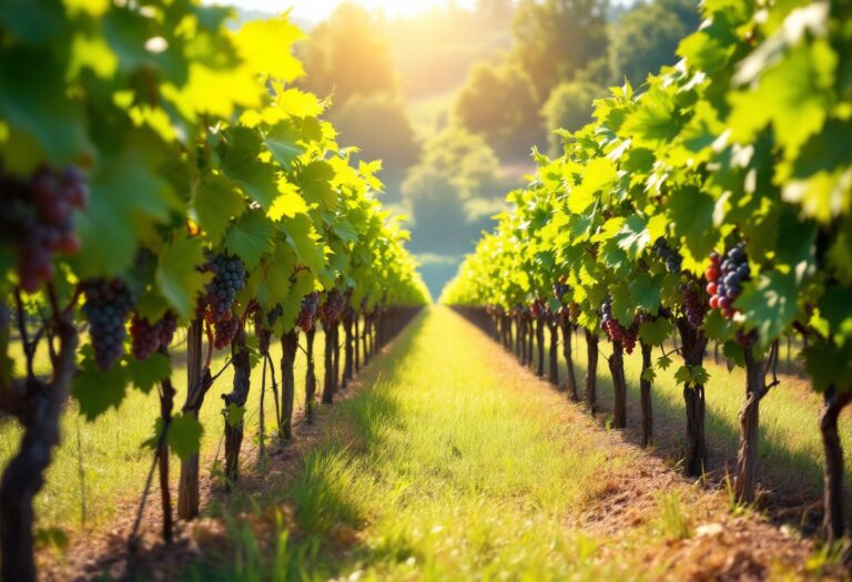 Vigneti aperti in Italia con paesaggio naturale